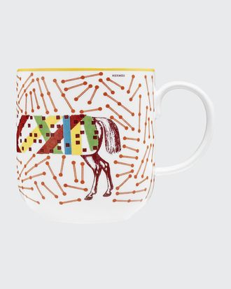 Herm&egrave;s Hippomobile Mug No. 2 in Red