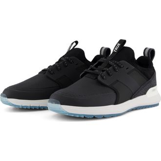 TRUE linkswear True Lux Waterproof Sneaker in Black Ice at Nordstrom Rack, Size 12.5
