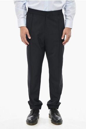 Paul Smith Wool-Blend Casual Trousers with Single Pleat size 38