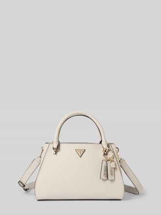 Guess Handtasche mit Label-Applikation Modell NOELLE II in Taupe, Gr&ouml;&szlig;e 1