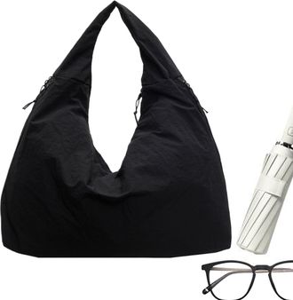 Generic Fashion Shoulder Bag, Solid Color Tote, Compact Design with Sturdy Build, Creative Gear for Women College, Stylish Tool for Large Capacity Travel Work