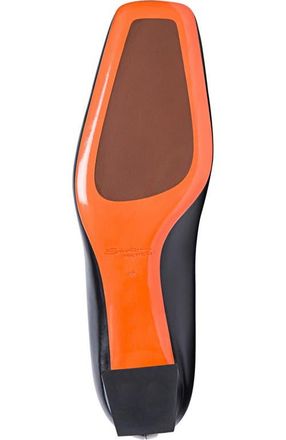 Santoni Womens leather mid-heel pump in Black at Nordstrom, Size 7