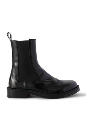 Alexander McQueen Leather Chelsea Boots