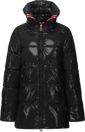Invicta Leah Contemporary Stylish Coat Puffer Jacket in Black Women