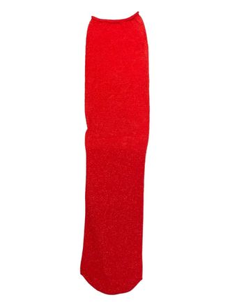 Antipast lurex-effect socks - Red
