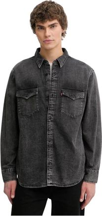 Levi's Denim Shirt - Heren - Casual Overhemden - Grijs - S - Denim - Overhemden