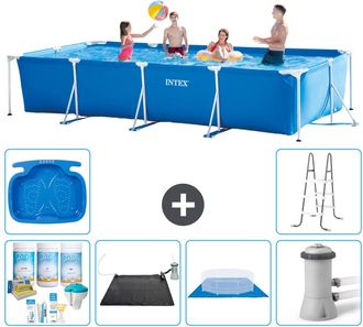 Intex Piscina Con Estructura Rectangular - 450x220x84 Cm - 7-piezas S20850
