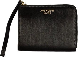 AVENUE 67 Avenue 67, Accessoires, Dames, Zwart, ONE Size, Leer, Medium Jill Portemonnee
