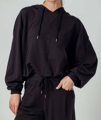 Sundays Aeris Long Sleeve Hoodie In Black