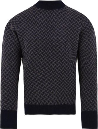 Drumohr Biscottino Cashmere Turtleneck Sweater - Heren - Cashmere truien - Blauw - XL - Truien & Vesten
