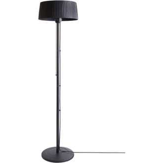 Beliani Riscaldatore da giardino elettrico 1500 W in acciaio Accessori da giardino nero Varazze