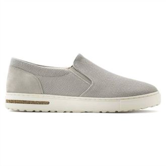 Birkenstock Mens Oswego Canvas Suede Slip On In Whale Gray