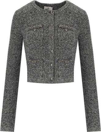 Elisabetta Franchi Mujer, Jerseys, Gris, Talla: S