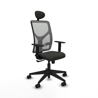 Piqueras y Crespo Silla De Oficina Con Cabecero Motilla Piqueras Y Crespo 1d066n1 Negro