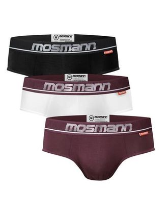 Mosmann Mens 3-Pack Comfort Core Briefs in Multi at Nordstrom, Size X-Large Au