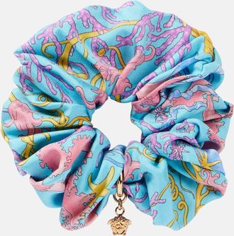 Versace Scrunchie Underwater Barocco in seta
