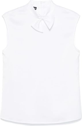 Emporio Armani Top con nodo - Bianco