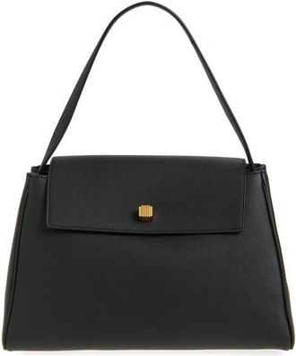 Khaite Audrey Leather Top Handle Bag in Black 200 at Nordstrom