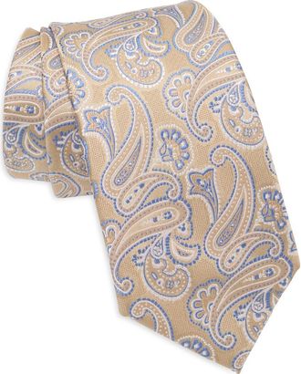 Tommy Hilfiger Rory Paisley Tie in Taupe at Nordstrom Rack