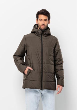 Jack Wolfskin Funktionsjacke JACK WOLFSKIN DEUTZER LONG JKT M, Herren, Gr. XL (54/56), braun (cold, coffee), Obermaterial: 100% Polyester; Futter: 100% Polyester; F