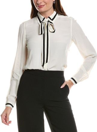 Brooks Brothers Bow Neck Blouse