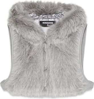 Patrizia Pepe hooded waistcoat - Grey