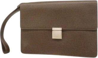 Louis Vuitton Pre-owned Clutches, male, Brown, Size: ONE SIZE Pre-owned Clutch bag