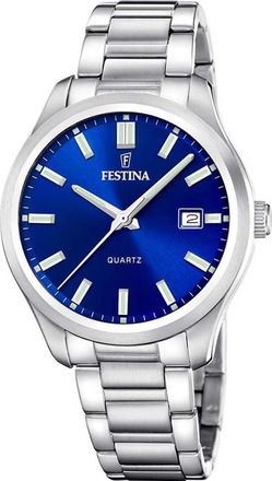 Festina F20736-3 Mens Classic Watch - Silver - One Size