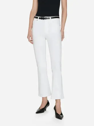 Frame Denim Reboot Crop Jeans In White