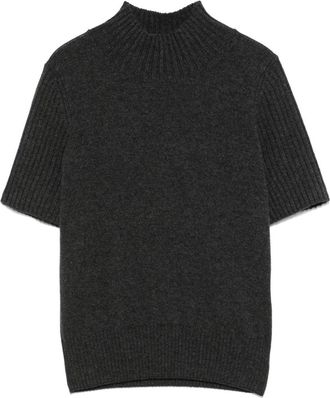 Khaite Black Cashmere Top - Womens - Cashmere