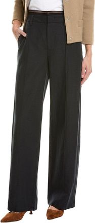 Vince High Waist Rib Trim Trouser
