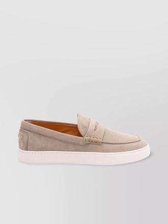 Tod's suede leather loafers