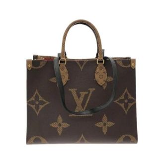 Louis Vuitton OnTheGo MM - female - Louis Vuitton Vintage - Handbags - Brown - ONE SIZE - Bags
