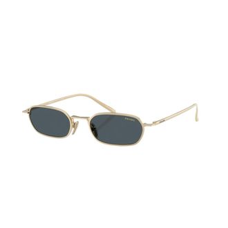 Prada PR D58S Zonnebril - Dames - Accessoires - Geel - Maat: 51 MM Polyamide