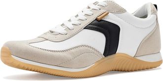 Dr. Scholls Good Ol Days Lace-Up Womens Flat Shoes White/Black/Grey : 8.5 M, Textile