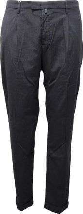 BRIGLIA 1949 Slim Fit Italiaanse Broek - Heren - Slim Fit Broeken - Blauw - 3XL - Katoen - Broeken