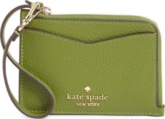 Kate Spade New York leila small cardholder wristlet in Kelp Forest at Nordstrom Rack