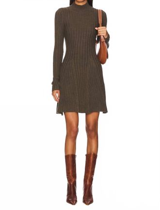 Heartloom Adi Sweater Dress In Moss