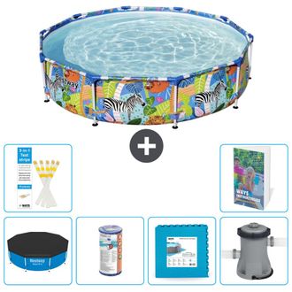 Bestway Piscina Bestway Steel Pro Redonda - Selva - 305x66 Cm - 7-piezas S146
