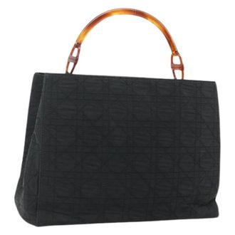 Dior Pre-owned Handbags, female, Black, Size: ONE SIZE Pre-owned Nylon Hand Bag