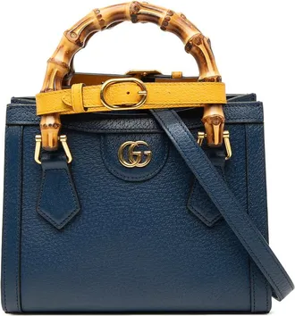 Gucci Pre-owned Gucci Mini Calfskin Bamboo Diana Satchel Ladies H4ADJ37HMKLRGMCK