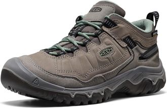 Keen Womens Targhee 4 Waterproof Hiking Shoes, Steel Grey/Lily Pad, 2.5 UK