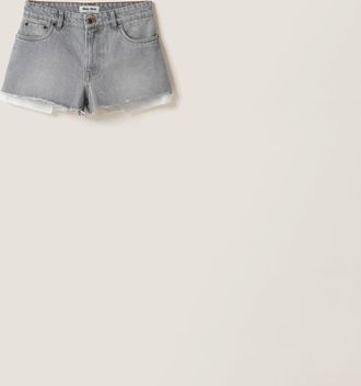 Miu Miu Denim shorts