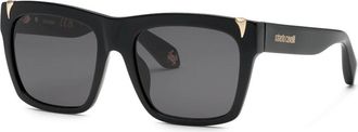 Roberto Cavalli SRC126V 700Y Mens Sunglasses Black Size 55