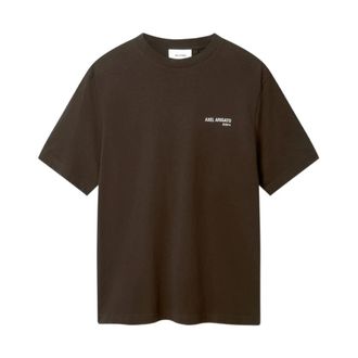 Axel Arigato Tops, Heren, Bruin, XL, Katoen, Legacy T-Shirt