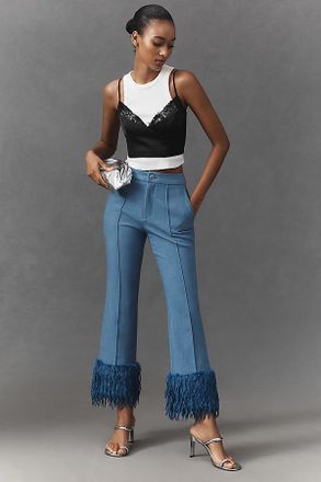 Maeve Cuffed Plush Party Pants