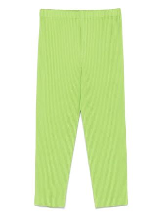 Homme Plissé Issey Miyake Mc March trousers - Green