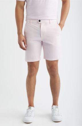 Greyson Montauk 8-Inch Flat Front Golf Shorts in Pink Sky at Nordstrom, Size 31