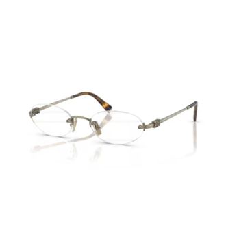 Miu Miu Glasses, unisex, Gray, Size: ONE SIZE Stylish Sunglasses with Unique Design