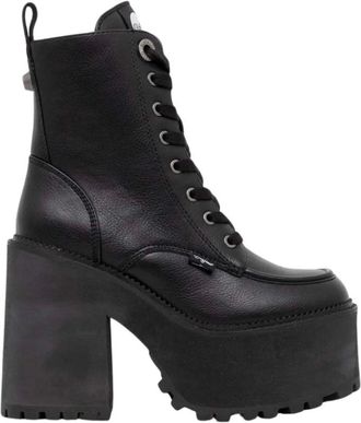 Buffalo Killah Lace Up Mid - Dames - Schoenen - Zwart - Maat: 41 EU Synthetisch